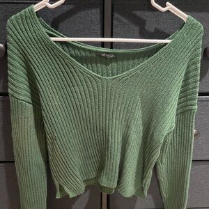 Wild Fable Forest Green Knit Top